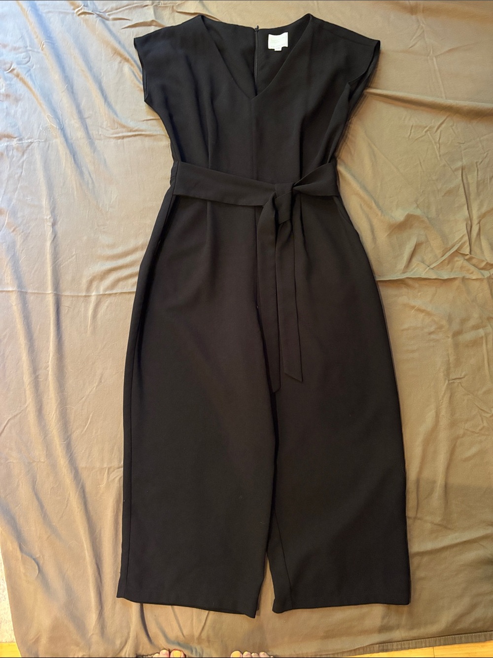 Anthropologie Ett:twa Black Wide-Leg Jumpsuit